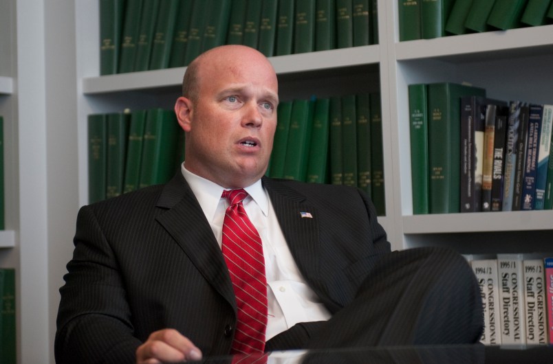 UNITED STATES - July 23: Matt Whitaker (R) Iowa is interviewed at Roll Call office in Washington, D.C. (Photo By Douglas Graham/CQ Roll Call)