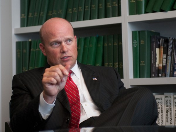 UNITED STATES - July 23: Matt Whitaker (R) Iowa is interviewed at Roll Call office in Washington, D.C. (Photo By Douglas Graham/CQ Roll Call)