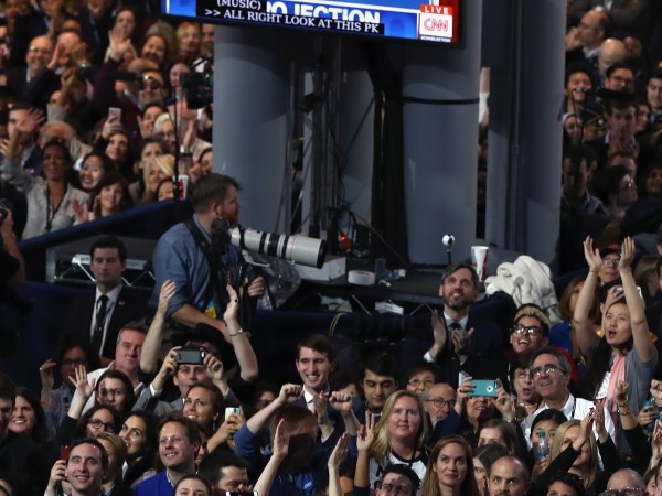 on election night at the Jacob K. Javits Convention Center November 8, 2016 in New York City. Clinton is running against Republican nominee, Donald J. Trump to be the 45th President of the United States.
