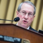 UNITED STATES - MAY 17: Chairman Bob Goodlatte, R-Va., conducts a House Judiciary Committee mark up of the POLICE Act of 2017 in Rayburn Building on May 17, 2018. (Photo By Tom Williams/CQ Roll Call)