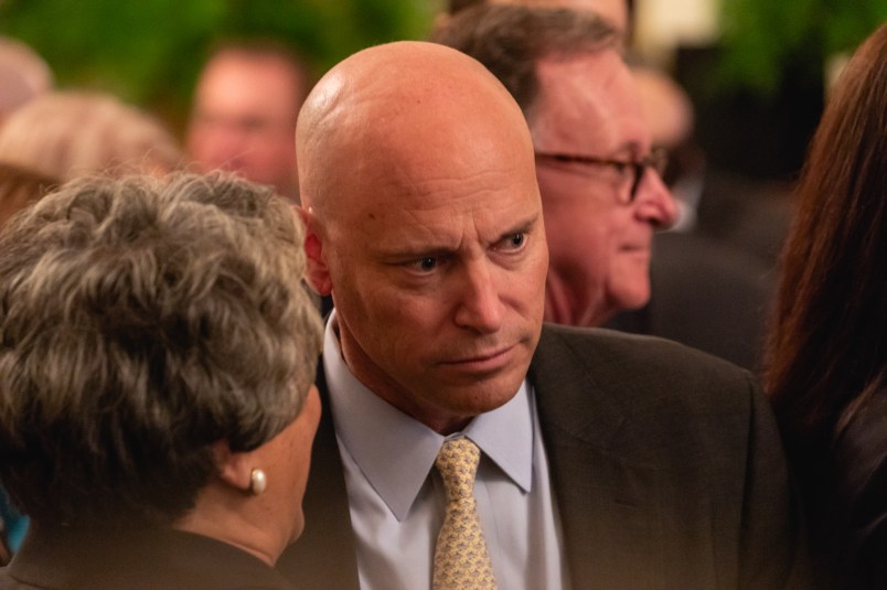 Marc Short, White House director of legislative affairs, attends U.S. President Donald Trump's event celebrating the Republican tax cut plan in the East Room of the White House in Washington, D.C., on Friday, June 29, 2018. (Photo by Cheriss May/NurPhoto)