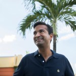 UNITED STATES - NOVEMBER 3: Rep. Carlos Curbelo, R-Fla., Florida’s 26th Congressional District, talks with voters at Greenglade Elementary School polling place on Election Day in Kendale, Fla., on November 6, 2018. (Photo By Tom Williams/CQ Roll Call)