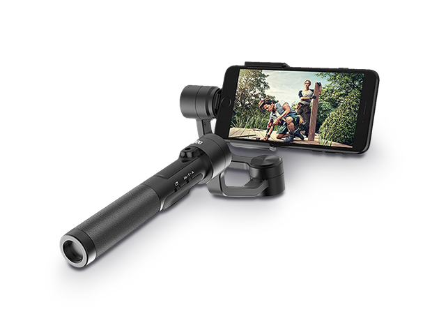 Tricky angles and shaky videos are no match for the Rigiet Smartphone Gimbal.