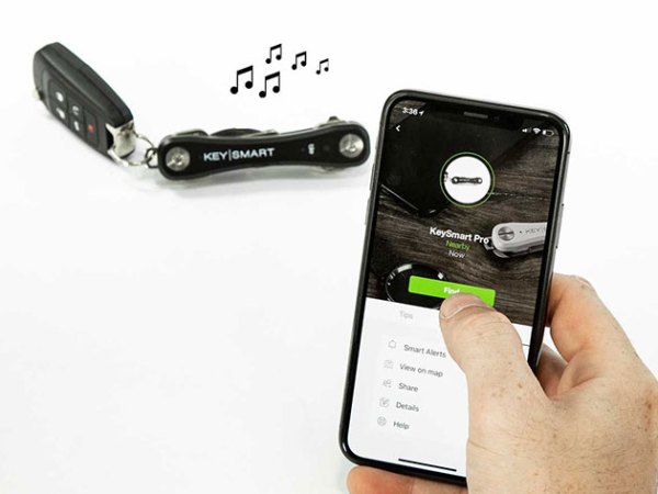 The KeySmart Pro uses Tile Smart technology to help you keep track of your essentials.