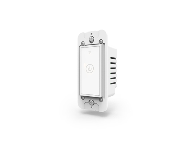 The Meross Smart WiFi Wall Light Switch uses a smartphone app and voice controls to help reduce your electric bill.