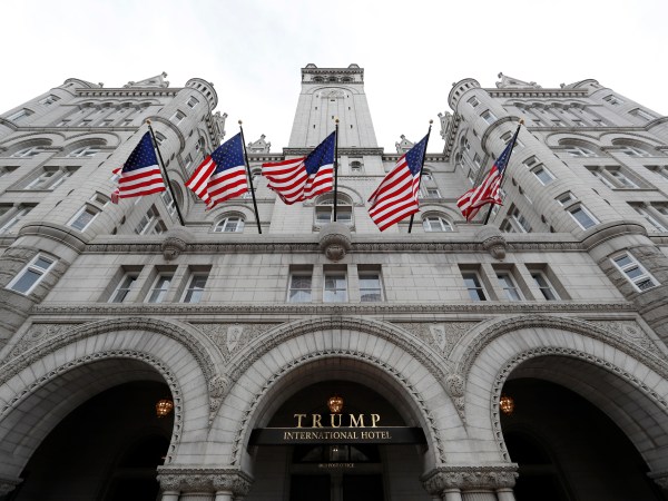 The Trump International Hotel at 1100 Pennsylvania Avenue NW, is seen Wednesday, Dec. 21, 2016 in Washington. (AP Photo/Alex Brandon)