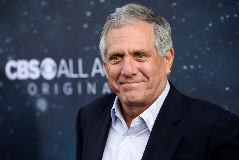 FILE - In this Sept. 19, 2017, file photo, Les Moonves, chairman and CEO of CBS Corporation, poses at the premiere of the new television series "Star Trek: Discovery" in Los Angeles. On Sunday, Sept. 9, 2018, CBS said longtime CEO Les Moonves has resigned, just hours after more sexual harassment allegations involving the network's longtime leader surfaced. (Photo by Chris Pizzello/Invision/AP, File)