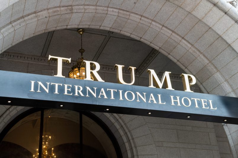 WASHINGTON, DC, UNITED STATES - 2018/11/12: Trump International Hotel Washington, D.C. in Washington, D.C. (Photo by Michael Brochstein/SOPA Images/LightRocket via Getty Images)