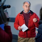 PORTLAND, ME - NOVEMBER 27: Rep. Bruce Poliquin talks to the media during a press conference at the Portland International Jetport on Tuesday, November 27, 2018. Poliquin described the ranked-choice voting process as chaotic and said that his request for a recount in the second district race is necessary to ensure the integrity of the election. (Staff photo by Gregory Rec/Staff Photographer)
