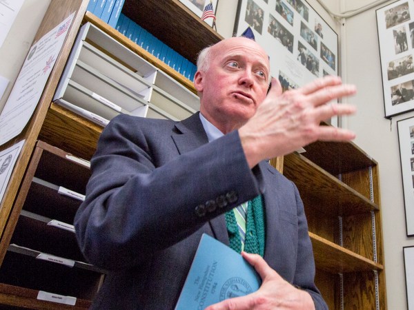 New Hampshire Secretary of State William M. (Bill) Gardner. He is in charge of the department that oversees all general elections, primary elections, voter registration and recounts within the state, including the New Hampshire primary.