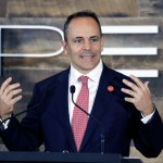 GEORGETOWN, KY-OCTOBER 30: Kentucky Governor Matt Bevin speaks at the unveiling of a new $80 million Toyota North American Engineering Headquarters October 30, 2017 in Georgetown, Kentucky. The 235,000 square foot state-of-the-art Product Engineering and Manufacturing Center (PEMC) is the final building constructed under the "One Toyota" project. (Photo by Bill Pugliano/Getty Images)