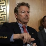 WASHINGTON, DC - APRIL 23:  U.S. Sen. Rand Paul (R-KY) waits for the beginning of a Senate Foreign Relations Committee meeting April 23, 2018 on Capitol Hill in Washington, DC. The committee is scheduled to vote on the nomination of CIA Director Mike Pompeo to be the next Secretary of State.  (Photo by Alex Wong/Getty Images)