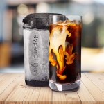 The HyperChiller V2 Rapid Beverage Cooler chills your cold brew, iced tea or wine to that perfect temperature.