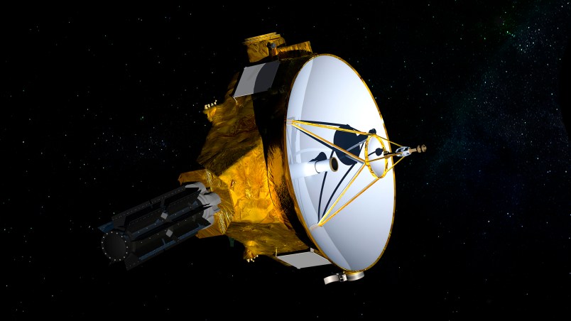 Artist's impression of NASA's New Horizons spacecraft, en route to a January 2019 encounter with Kuiper Belt object 2014 MU69.Credits: NASA/JHUAPL/SwRI