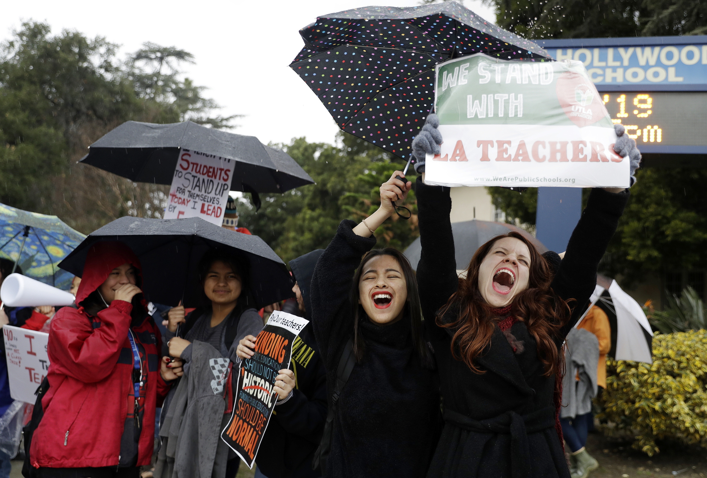 No Talks Planned As Los Angeles Teacher Strike Stretches Into Day Three