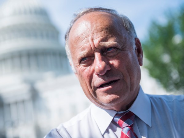 UNITED STATES - SEPTEMBER 07: Rep. Steve King, R-Iowa, attends a rally with Angel Families on the East Front of the Capitol, to highlight crimes committed by illegal immigrants in the U.S., on September 7, 2018. (Photo By Tom Williams/CQ Roll Call)