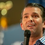 BOZEMAN,MT-SEPTEMBER,25: Donald Trump,Jr. speaks at a campaign rally in support  Montana Senate candidate Matt Rosendale  in Bozeman, MT on September 25,2018. Rosendale is running against incumbent Democrat Senator Jon Tester in the 2018 midterm elections. (Photo by William Campbell-Corbis via Getty Images)