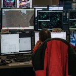 WARRENTON, VIRGINIA - NOVEMBER 16: Traffic Management Specialists monitor airline traffic at the Air Traffic Control System Command Center on Friday, November 16, 2018 in Warrenton, Virginia. The facility balances air traffic demand with system capacity in the National Airspace System and is a part of the Federal Aviation Administration (FAA) air traffic control system. (Photo by Pete Marovich For The Washington Post)