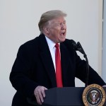 WASHINGTON, DC - JANUARY 25: U.S. President Donald Trump speaks during a press event in the Rose Garden of the White House on January 25, 2019 in Washington, DC. The White House announced they've reached a deal with Congress to end the shutdown and open the federal government for three weeks to give time to work out a larger immigration and border security deal. (Photo by Alex Wong/Getty Images)