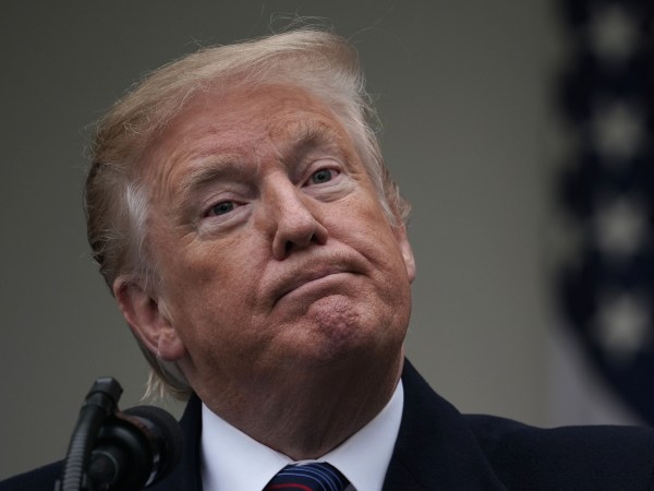 WASHINGTON, DC - JANUARY 04:  U.S. President Donald Trump speaks in the Rose Garden of the White House on January 4, 2019 in Washington, DC. Trump hosted both Democratic and Republican lawmakers at the White House for the second meeting in three days as the government shutdown heads into its third week.  (Photo by Alex Wong/Getty Images)