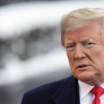 WASHINGTON, DC - JANUARY 14: U.S. President Donald Trump answers questions from the press as he departs the White House January 14, 2019 in Washington, DC. Trump is scheduled to travel to New Orleans today to address the American Farm Bureau Federation‚Äôs 100th annual convention. (Photo by Win McNamee/Getty Images)