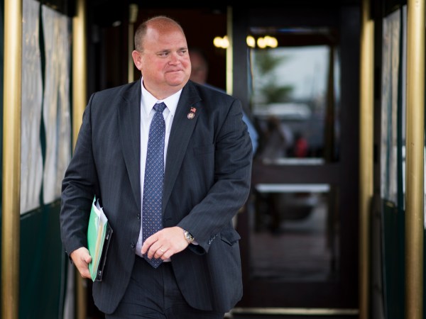 UNITED STATES - AUGUST 1: Rep. Tom Reed, R-NY., leaves the House Republican Conference meeting, beginning at the Capitol Hill Club on Wednesday, August 1, 2012. (Photo By Bill Clark/CQ Roll Call)