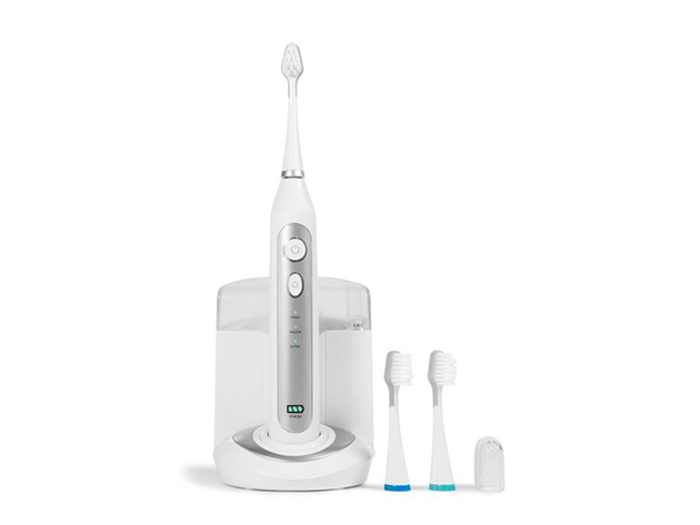 The Platinum Sonic Toothbrush & UV Sanitizing Charging Base is an affordable solution to your electric toothbrush needs.