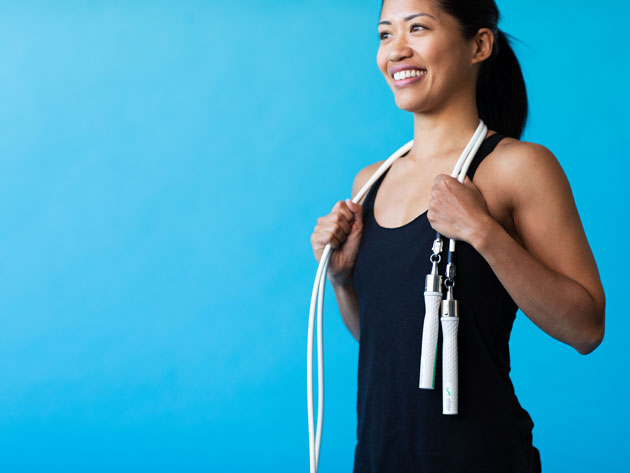 Fitness is just a hop, skip and a jump away with the Crossrope Get Lean Jump Rope Set.