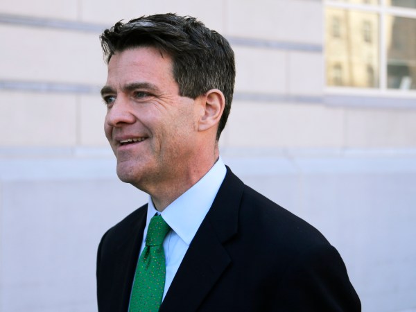 Bill Baroni leaves federal court after sentencing in Newark, N.J., Wednesday, March 29, 2017.(AP Photo/Seth Wenig)