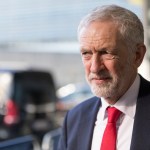 BRUSSELS, BELGIUM - FEBRUARY 21, 2019 : British Labour leader and Leader of the Opposition, Jeremy Corbyn is talking to media at the Berlaymont, the EU Commission headquarters on February 21, 2019 in Brussels, Belgium. Jeremy Corbyn and Labour's Brexit team just met the European Chief Negotiator for the United Kingdom Exiting the European Union Michel Barnier. (Photo by Thierry Monasse/Getty Images)