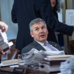 UNITED STATES - MAY 21: Rep. Rob Woodall, R-Ga., prepares for a House Rules Committee hearing in the Capitol on May 21, 2018. (Photo By Tom Williams/CQ Roll Call)