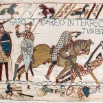 Tapisserie de Bayeux - Scène 57 : La mort d'Harold