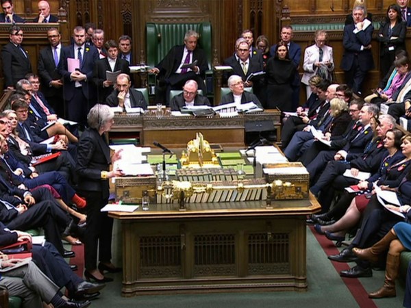 Prime Minister Theresa May speaks during Prime Minister's Questions in the House of Commons, London. PRESS ASSOCIATION Photo. Picture date: Wednesday March 6, 2019. See PA story POLITICS PMQs May. Photo credit should read: House of Commons/PA Wire