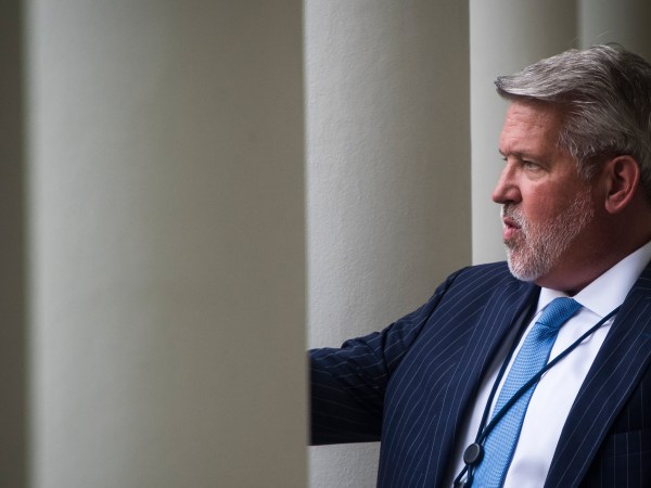 WASHINGTON, DC - JULY 25 : White House Communications Director Bill Shine arrives before President Donald J. Trump and Jean-Claude Juncker President of the European Commission participate in a joint statement about how the US will work with the European Union to try and eliminate trade tariffs, in the Rose Garden of the White House on Wednesday, July 25, 2018 in Washington, DC. (Photo by Jabin Botsford/The Washington Post via Getty Images)