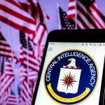 KEV, UKRAINE - 2018/08/19: Seal of United States Central Intelligence Agency seen displayed on a smart phone. (Photo by Igor Golovniov/SOPA Images/LightRocket via Getty Images)