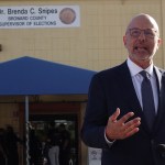 U.S. Rep. Ted Deutch (D-Fla.) speaks on November 12, 2018, at the Broward Supervisor of Elections office in Lauderhill, Fla. Deutch has been tabbed to lead the House Ethics panel in the 116th Congress. (Joe Cavaretta/Sun Sentinel/TNS)