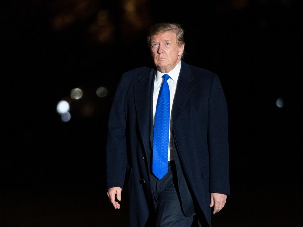 United States President Donald J. Trump returns to the White House in Washington, DC, February 28, 2019 after meeting with North Korea's leader Kim Jong-un in Vietnam. Credit: Chris Kleponis / Pool via CNP