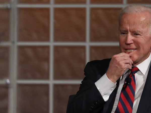 PHILADELPHIA, PENNSYLVANIA - FEBRUARY 19: Former U.S Vice president Joe Biden speaks at the University of Pennsylvania‚Äôs Irvine Auditorium February 19, 2019 in Philadelphia, Pennsylvania. Biden joined Amy Gutmann, president of the University of Pennsylvania, in discussing global affairs and other topical subjects, and concluding with questions from the audience.   (Photo by Win McNamee/Getty Images)