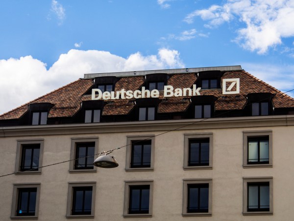 GENEVA, SWITZERLAND - 2018/09/22: Deutsche Bank seen on the des Bergues, Jeneva, Deutsche Bank AG is a German investment bank and financial services company headquartered in Frankfurt, Hesse, Germany. The bank is present in 58 countries with a large presence in Europe, the Americas and Asia. As of December 2017 Deutsche Bank is the 17th largest bank in the world by total assets. (Photo by Igor Golovniov/SOPA Images/LightRocket via Getty Images)