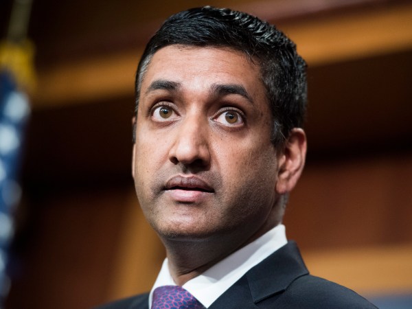 UNITED STATES - JANUARY 10: Rep. Ro Khanna, D-Calif., conducts a news conference in the Capitol to introduce a legislative package that would lower prescription drug prices in the U.S. on January 10, 2019. (Photo By Tom Williams/CQ Roll Call)