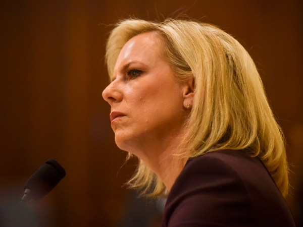 WASHINGTON, DC - MARCH 6:Kirstjen Nielsen, Secretary of Homeland Security, testifies before the House Homeland Security Committee at the Cannon House Office Building at a hearing entitled, “The Way Forward on Border Security” on Wednesday, March 6, 2019, in Washington, DC. Democrats, now in control of the House, have stepped up congressional oversight of the Trump administration, and border security remains one of the bitterest policy fights between Democrats and the Republican administration.(Photo by Jahi Chikwendiu/The Washington Post)