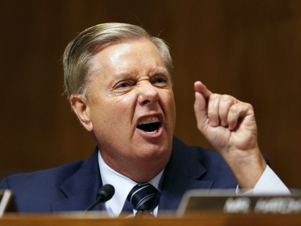 Republican Senator from South Carolina Lindsey Graham speaks at the Senate Judiciary Committee hearing on the nomination of Brett Kavanaugh to be an associate justice of the Supreme Court of the United States, on Capitol Hill in Washington, DC, USA, 27 September 2018. US President Donald J. Trump's nominee to be a US Supreme Court associate justice Brett Kavanaugh is in a tumultuous confirmation process as multiple women have accused Kavanaugh of sexual misconduct.