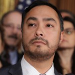 WASHINGTON, DC - FEBRUARY 25:  Rep. Joaquin Castro (D-TX)  speaks during a news conference about the resolution he has sponsored to terminate President Donald Trump's emergency declaration February 25, 2019 in Washington, DC. The House is expected to vote on and pass a resolution this week that would abolish Trump's declaration of a national emergency to build a U.S.-Mexico border wall. (Photo by Chip Somodevilla/Getty Images)