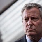 NEW YORK, NY - JUNE 20: New York City Mayor Bill de Blasio speaks to the press following a visit to the Cayuga Center in East Harlem, a facility currently accepting children separated from their families at the southern border, June 20, 2018 in New York City. According to Mayor de Blasio, the  Cayuga Center in East Harlem is holding over 230 children who were separated from their families crossing the southern border. On Tuesday, New York Governor Andrew Cuomo said he plans to sue the federal government over their policy of separating immigrant children from their parents at the U.S.-Mexico border, as hundreds of children separated from family have ended up in facilities in New York State. Numerous private foster care centers in the New York City area have lucrative government contracts with the U.S. Office of Refugee Resettlement. (Photo by Drew Angerer/Getty Images)