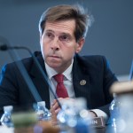 UNITED STATES - JULY 19: Rep. Chuck Fleischmann, R-Tenn., is seen during a House Appropriations Homeland Security Subcommittee markup of the FY2019 Homeland Security Appropriations bill in Rayburn Building on July 19, 2018. (Photo By Tom Williams/CQ Roll Call)
