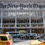 New York, United States of America - July 8, 2017. The New York Times building in the west side of Midtown Manhattan.