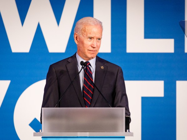 ATLANTA, GA - JUNE 06: Former vice president and 2020 Democratic presidential candidate Joe Biden speaks to a crowd at a Democratic National Committee event at Flourish in Atlanta on June 6, 2019 in Atlanta, Georgia. The DNC held a gala to raise money for the DNC’s IWillVote program, which is aimed at registering voters. (Photo by Dustin Chambers/Getty Images) *** Local Caption *** Joe Biden; Joe Biden