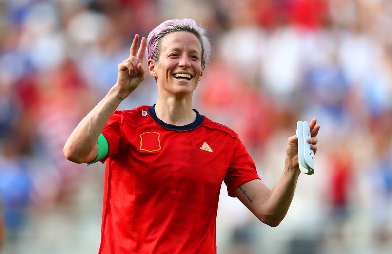 REIMS, FRANCE - JUNE 24: during the 2019 FIFA Women's World Cup France Round Of 16 match between Spain and USA at Stade Auguste Delaune on June 24, 2019 in Reims, France. (Photo by Maddie Meyer - FIFA/FIFA via Getty Images)