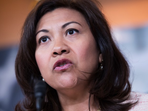 UNITED STATES - JUNE 15: Rep. Norma Torres, D-Calif., conducts a news conference in the Capitol Visitor Center on the Deferred Action for Childhood Arrivals (DACA) program, June 15, 2016. (Photo By Tom Williams/CQ Roll Call)