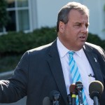 Chris Christie, governor of New Jersey, speaks to reporters outside the West Wing of the White House, on Thursday October 26th, 2017. (Photo by Cheriss May/NurPhoto)
